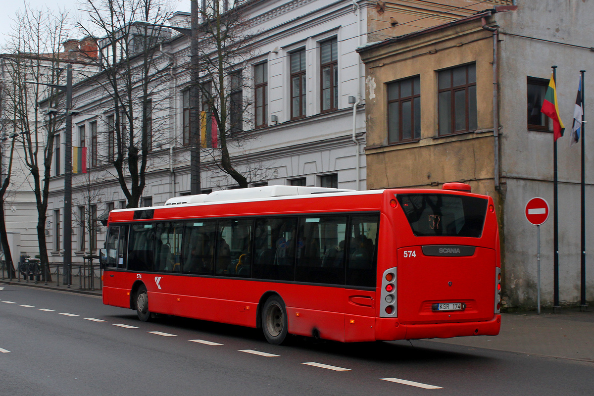 Литва, Scania OmniCity II № 574