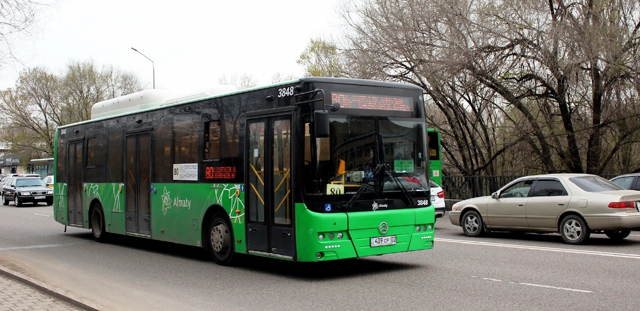 Almaty, Golden Dragon XML6125CN (Hyundai Trans Auto) Nr. 3848