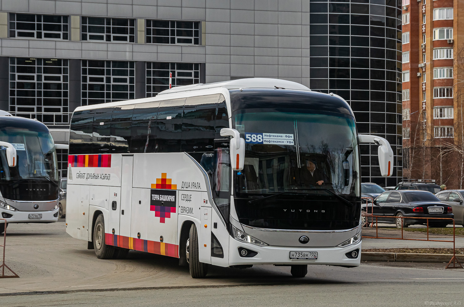 Башкортостан, Yutong C12PRO (ZK6128H) № 0988; Башкортостан — Презентации новых автобусов ГУП "Башавтотранс"