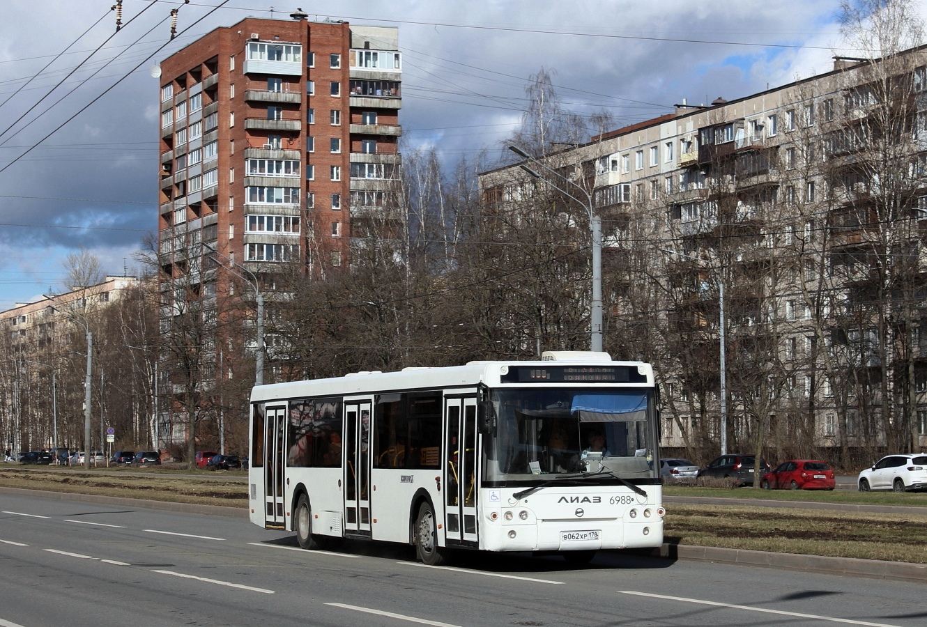 Санкт-Петербург, ЛиАЗ-5292.60 № 6988