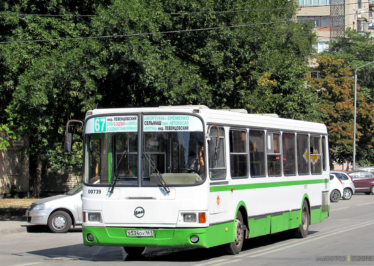 Rostov region, LiAZ-5256.45 Nr. 00739