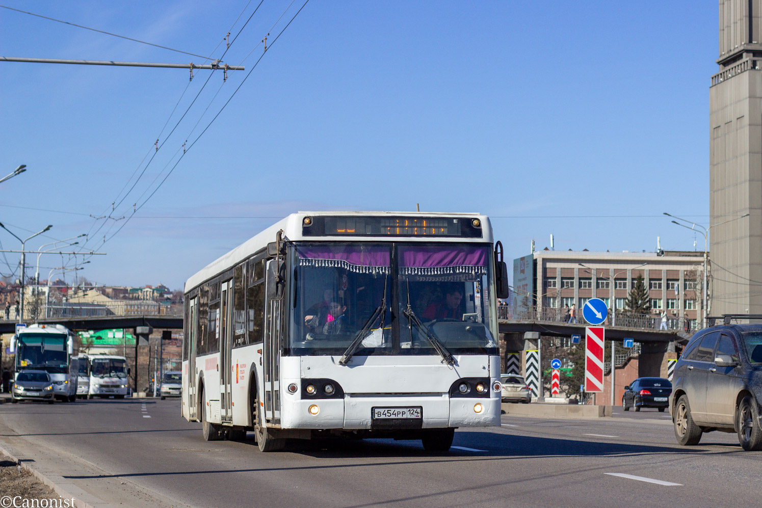 Kraj Krasnojarski, LiAZ-5292.22 (2-2-2) Nr В 454 РР 124