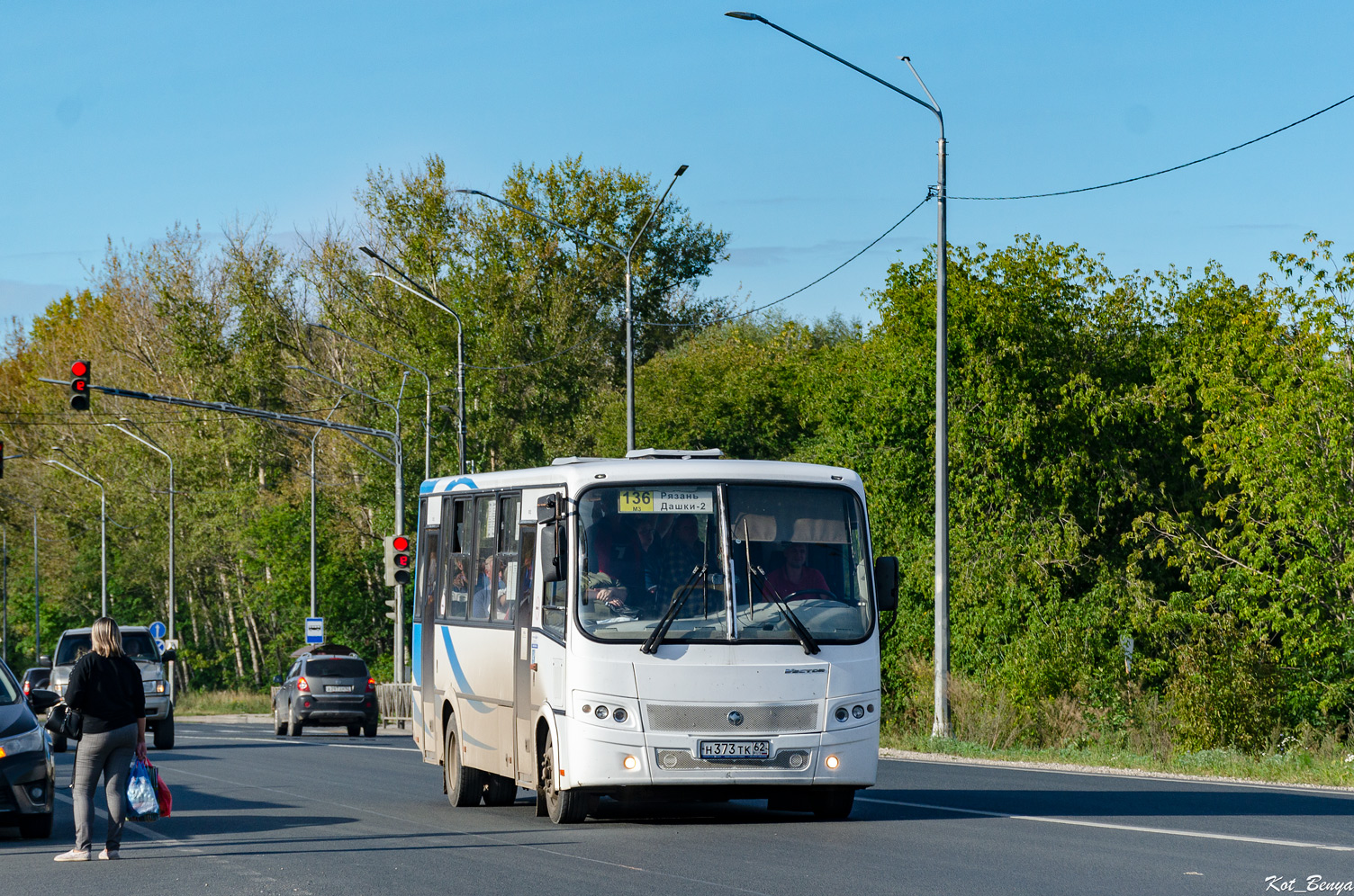 Рязанская область, ПАЗ-320412-05 "Вектор" № Н 373 ТК 62