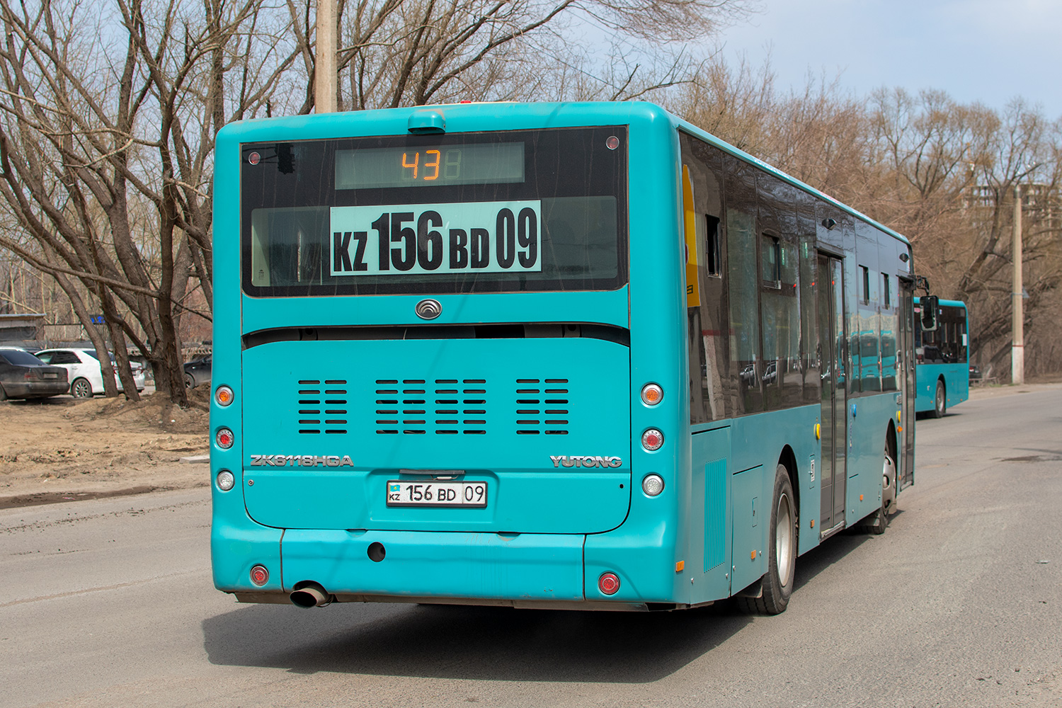 Карагандинская область, Yutong ZK6118HGA № 156 BD 09