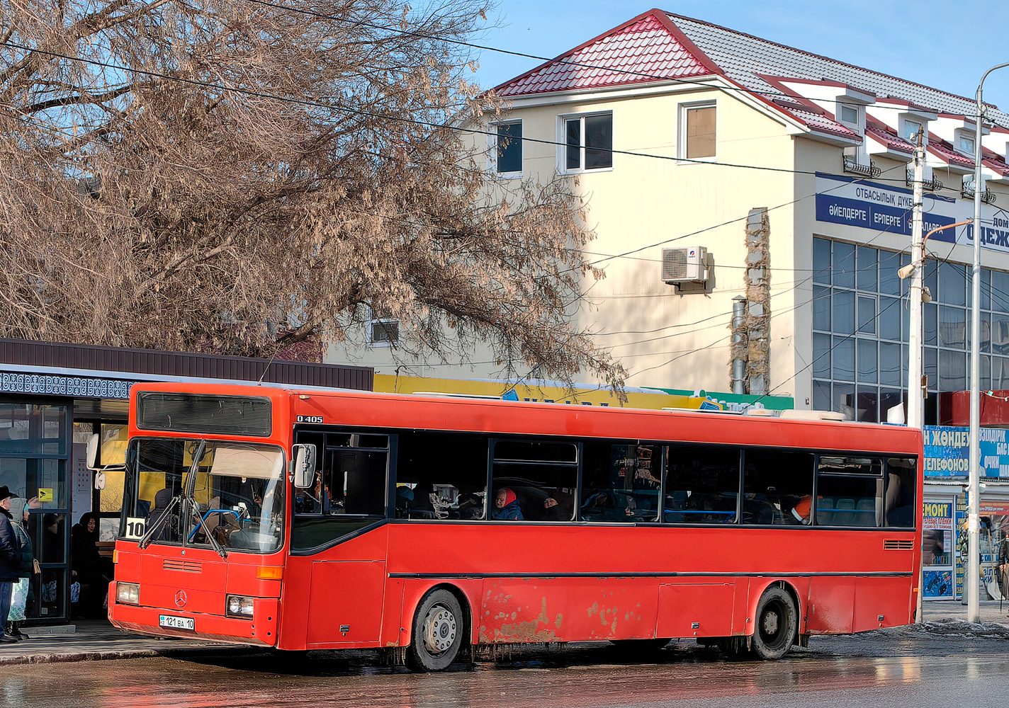 Костанайская область, Mercedes-Benz O405 № 121 BA 10