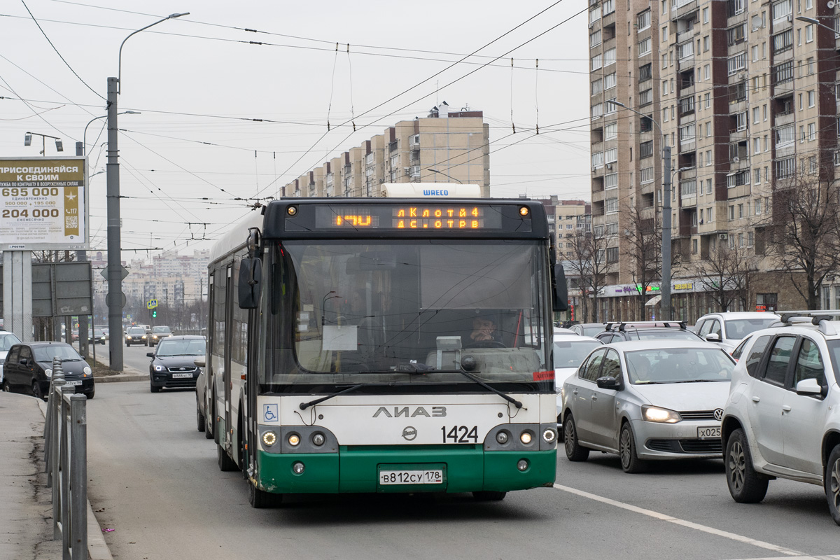 Санкт-Петербург, ЛиАЗ-5292.60 № 1424