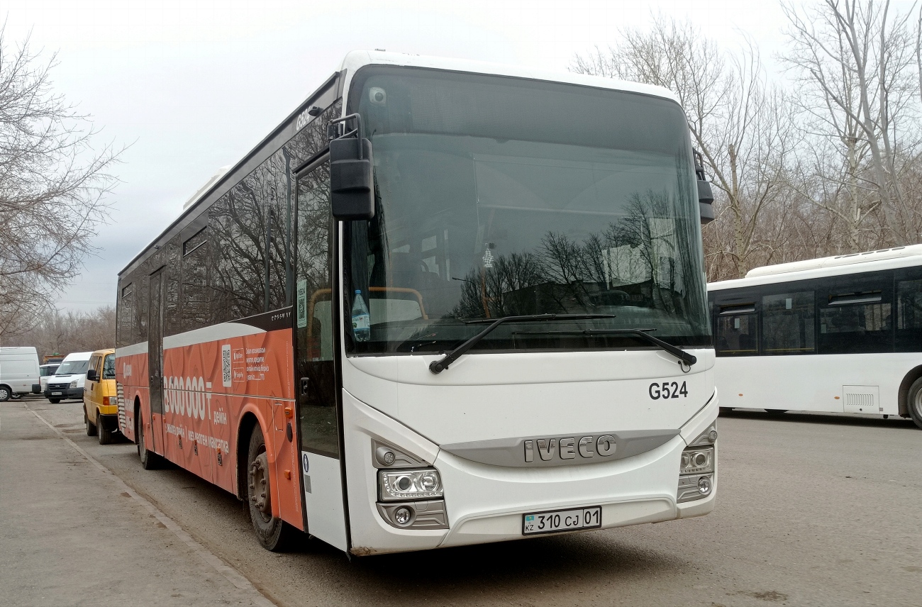 Астана, IVECO Crossway LINE 13M (СарыаркаАвтоПром) № G524