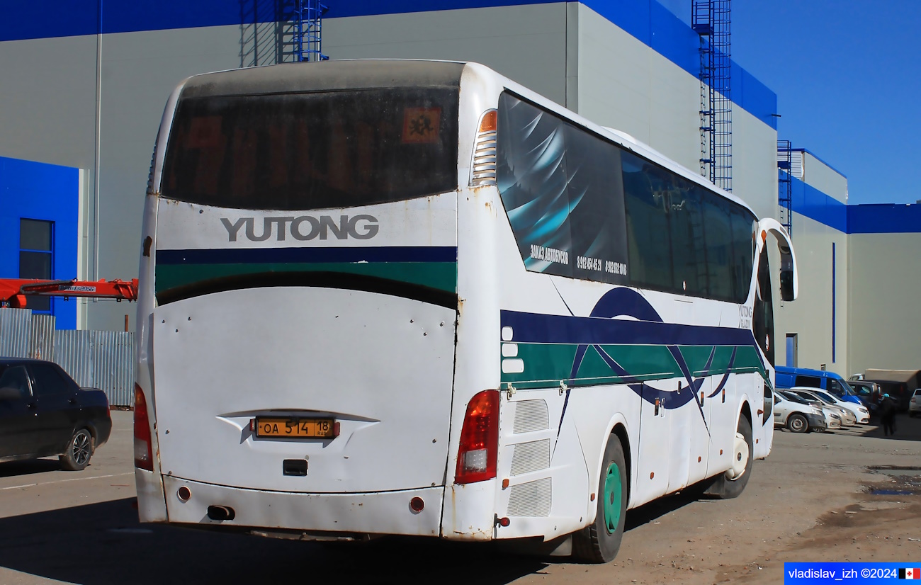 Удмуртия, Yutong ZK6129H № ОА 514 18