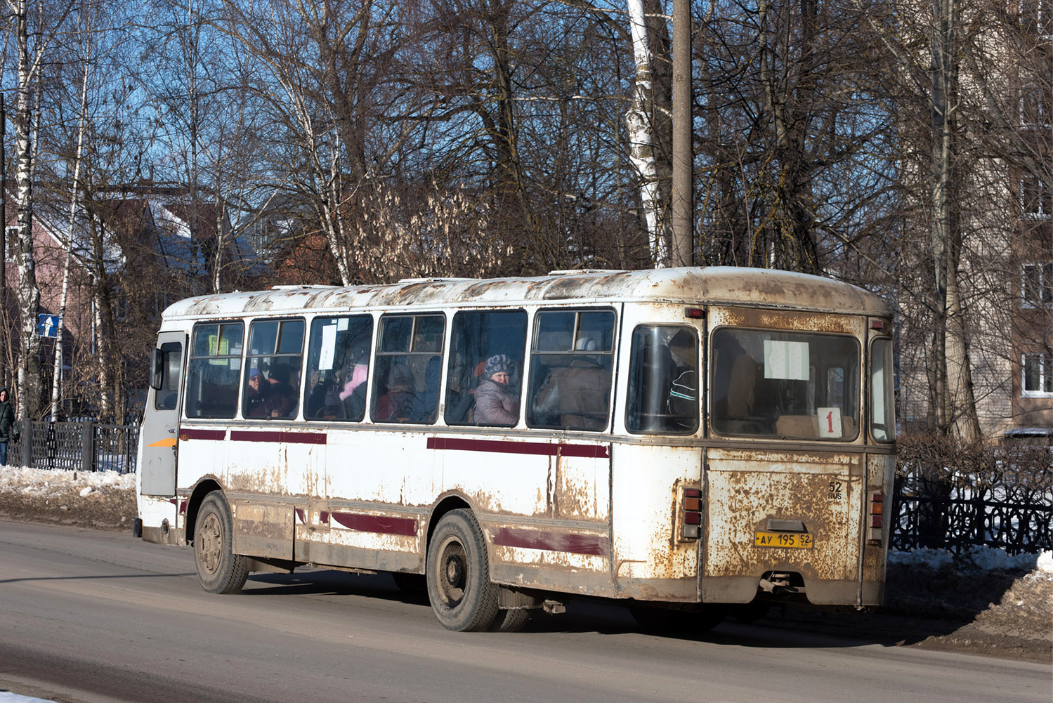 Нижегородская область, ЛиАЗ-677М (БАРЗ) № АУ 195 52