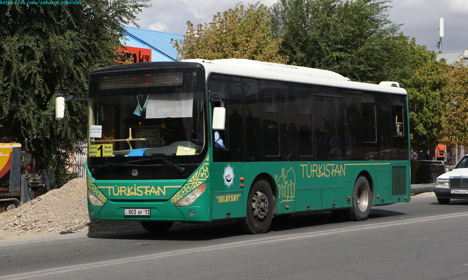 Туркестанская область, Zhong Tong LCK6950HG № 803 BF 13