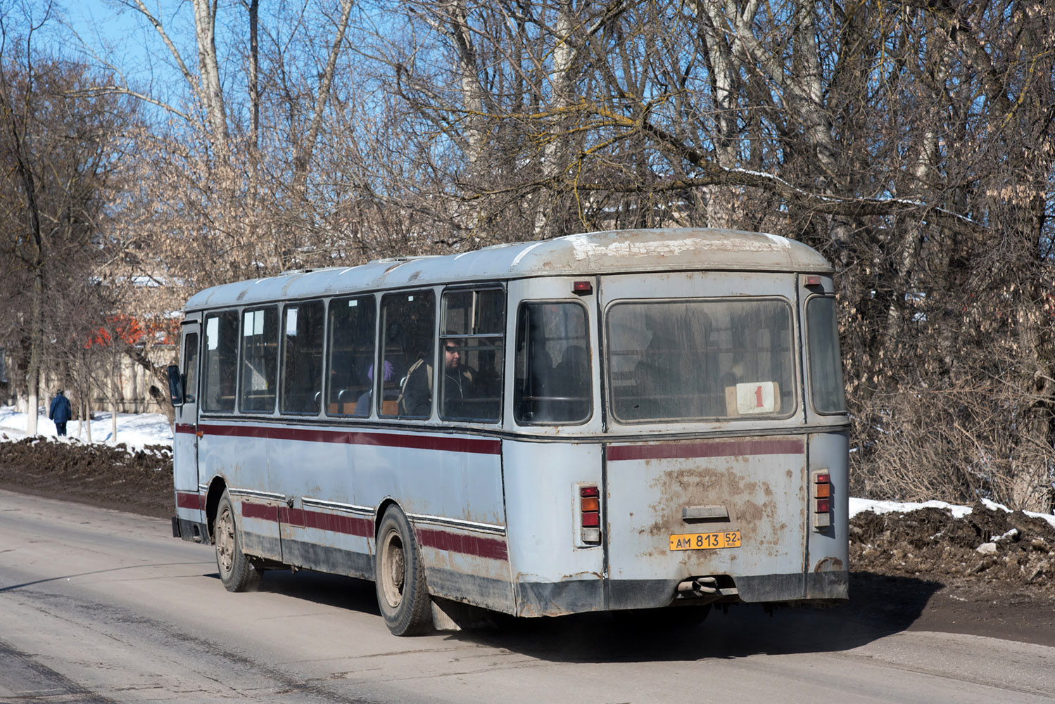 Nizhegorodskaya region, LiAZ-677M (BARZ) # АМ 813 52