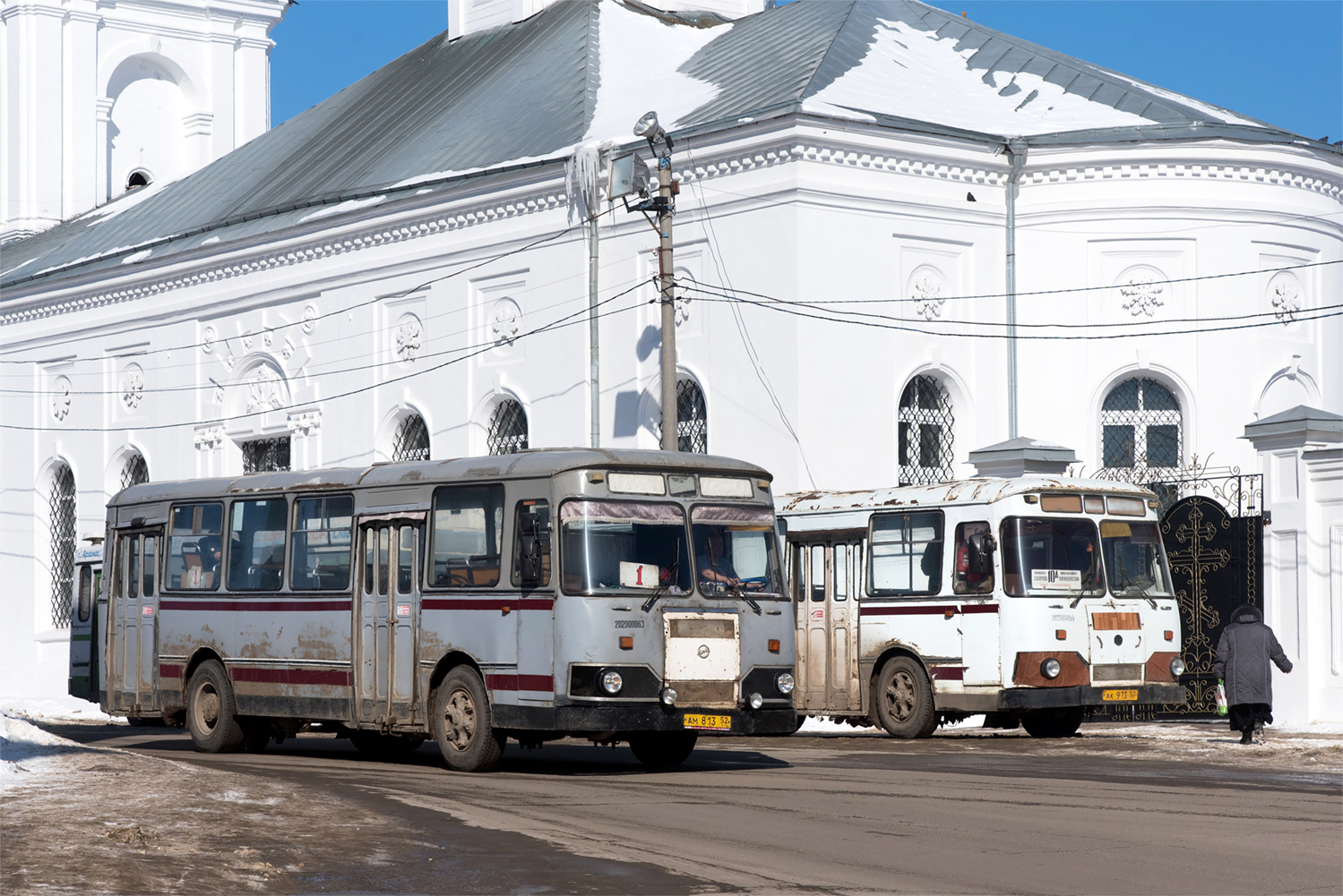 Nizhegorodskaya region, LiAZ-677M (BARZ) č. АМ 813 52