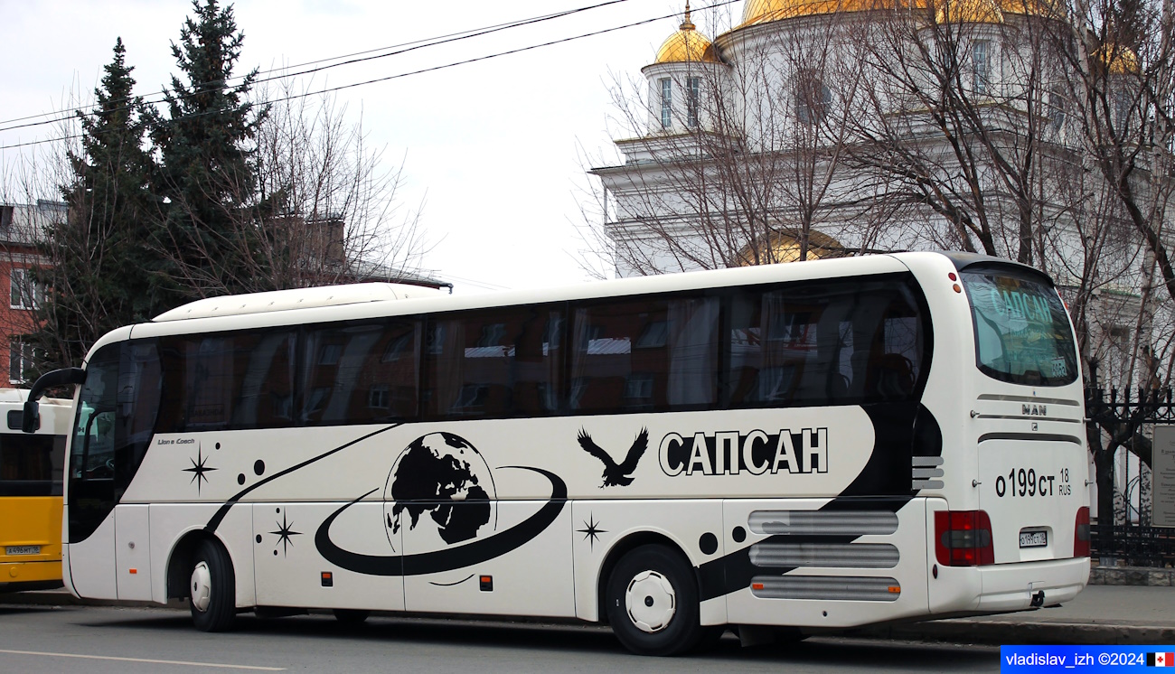 Удмуртия, MAN R07 Lion's Coach RHC444 № О 199 СТ 18