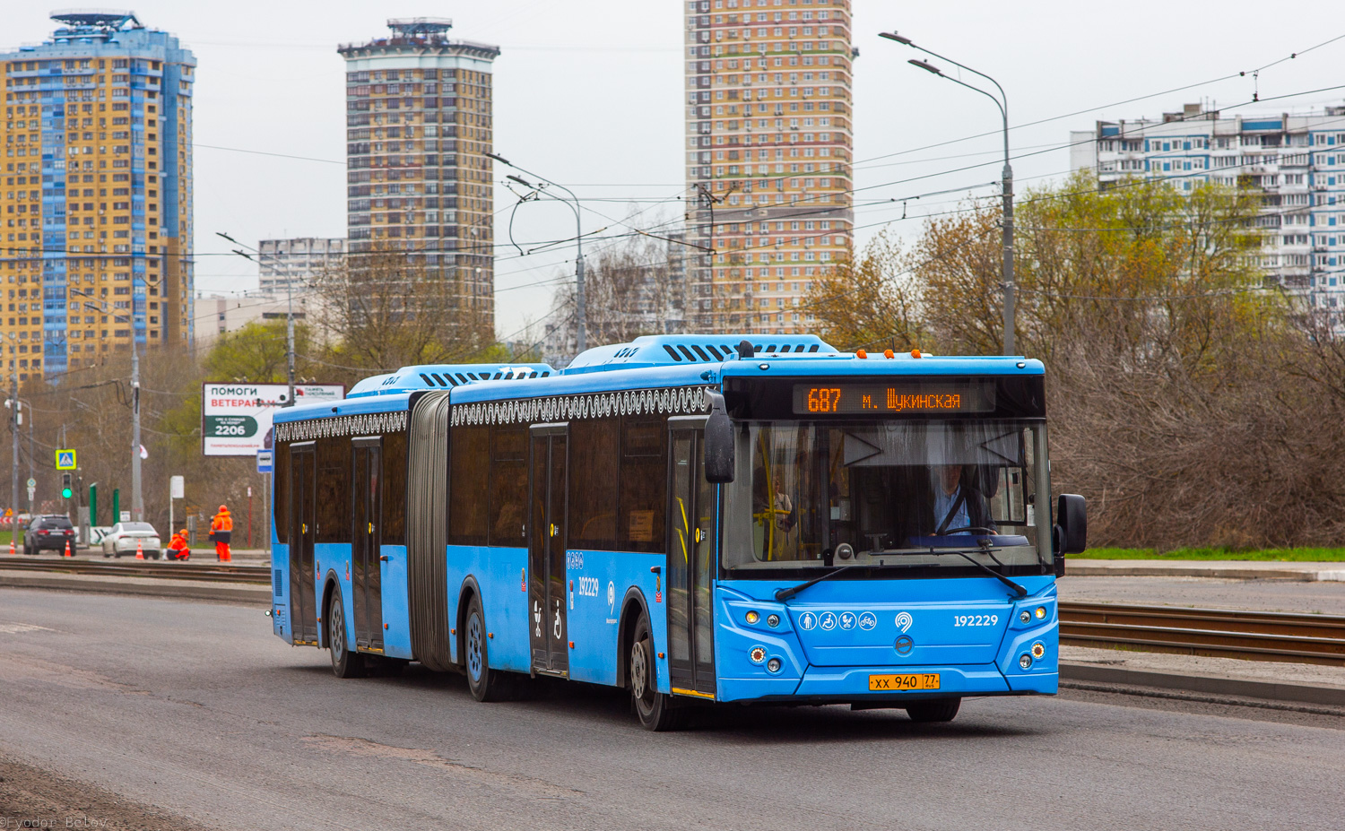 Moskva, LiAZ-6213.65 č. 192229