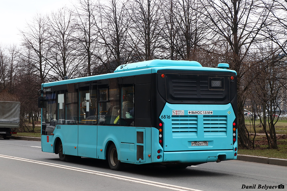 Санкт-Петербург, Volgabus-4298.G4 (LNG) № 6816