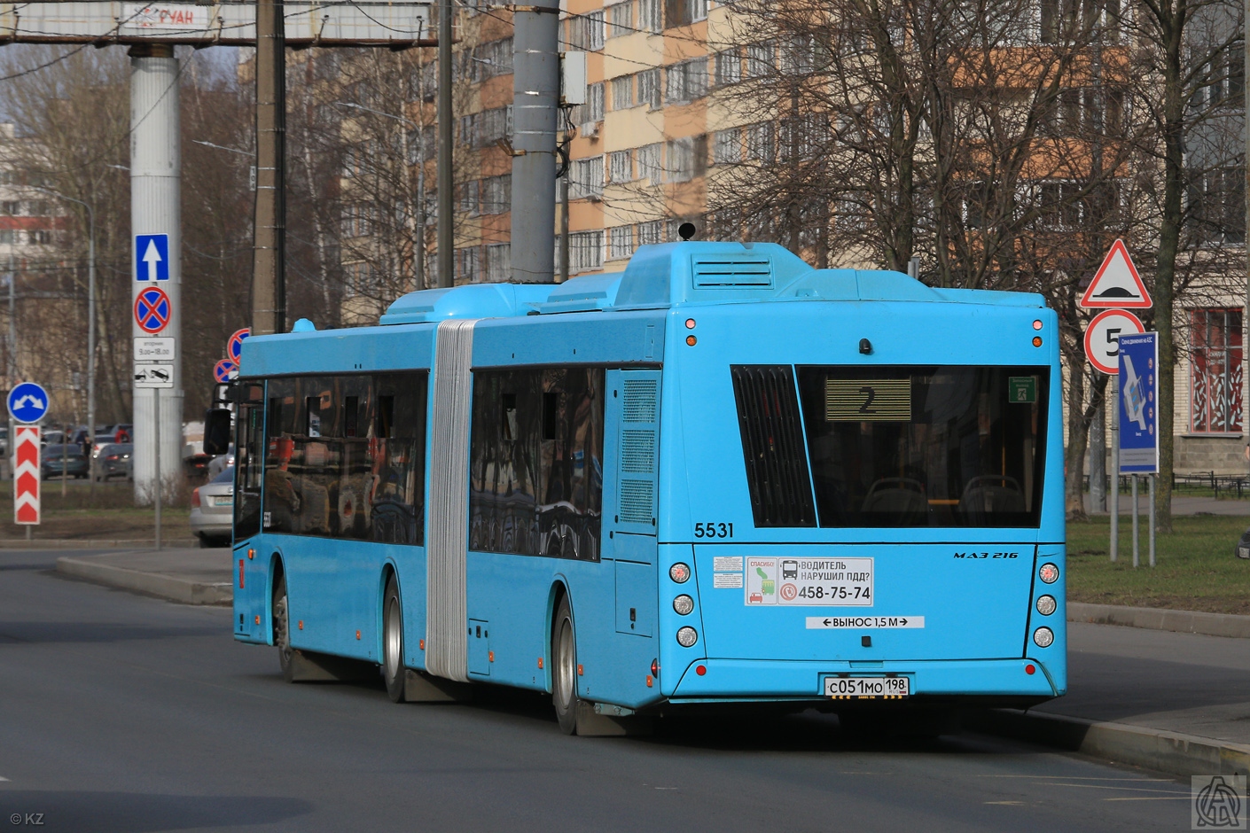 Санкт-Петербург, МАЗ-216.047 № 5531