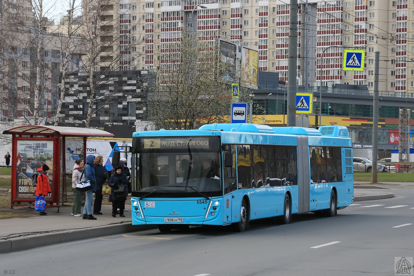 Санкт-Петербург, МАЗ-216.047 № 5545