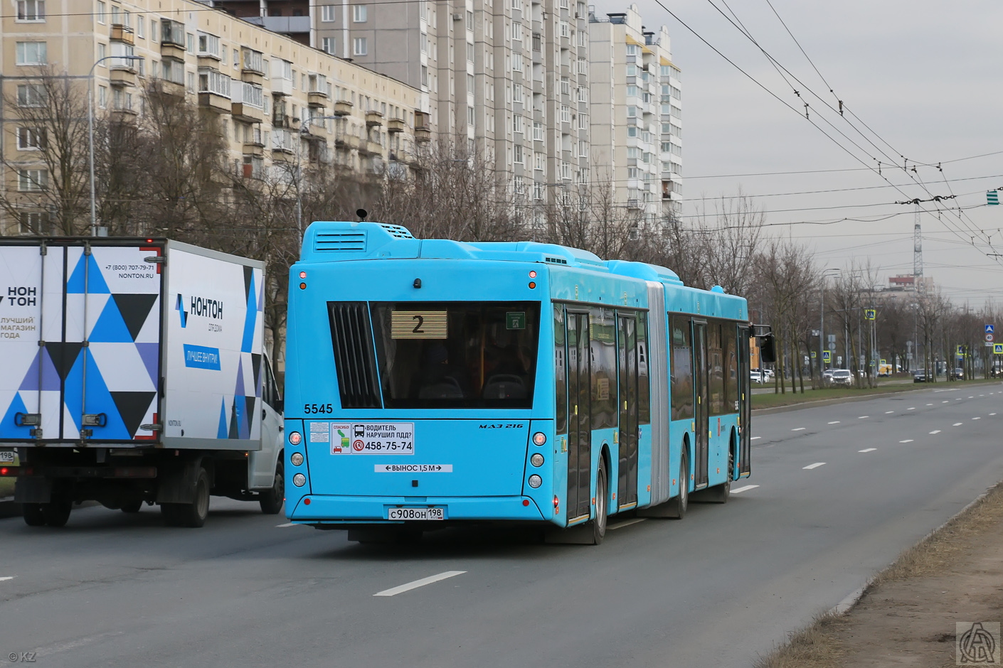 Санкт-Петербург, МАЗ-216.047 № 5545