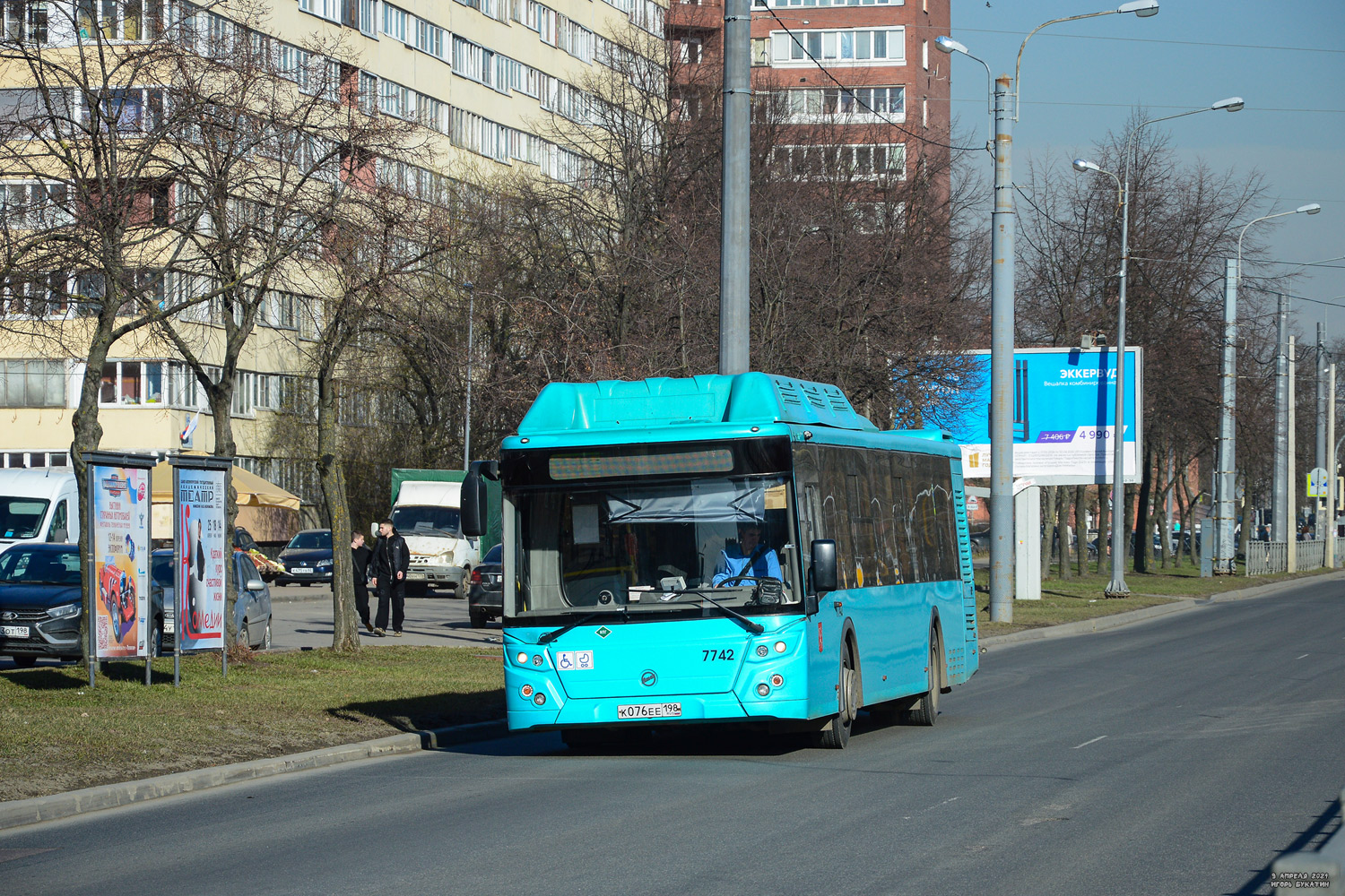 Санкт-Петербург, ЛиАЗ-5292.67 (CNG) № 7742