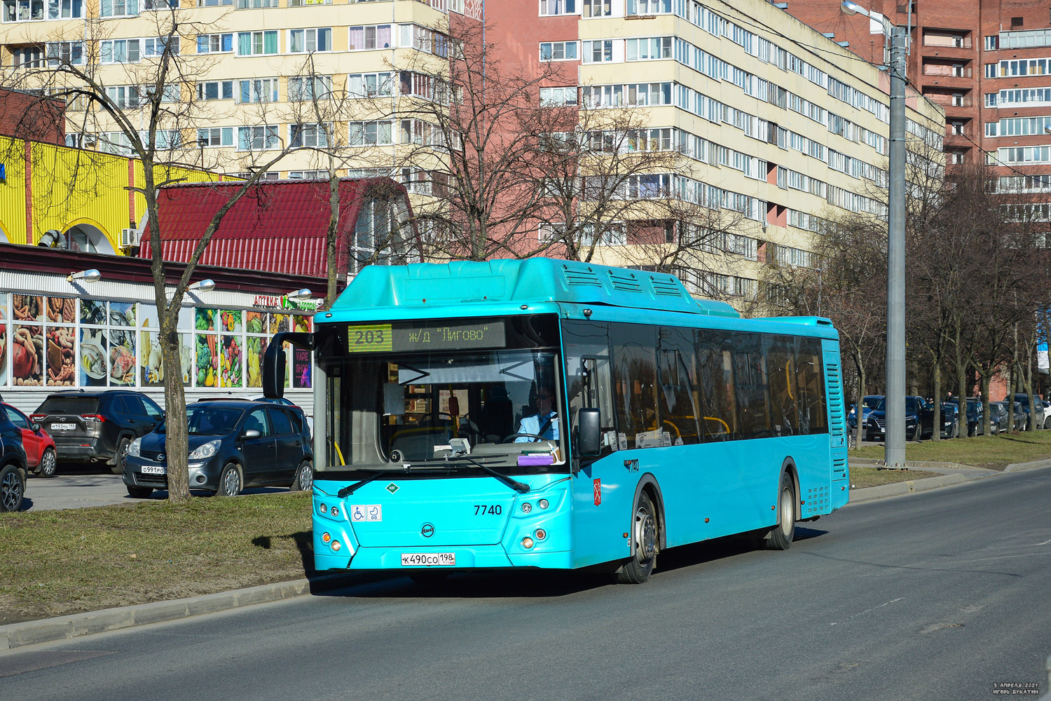 Санкт-Петербург, ЛиАЗ-5292.67 (CNG) № 7740