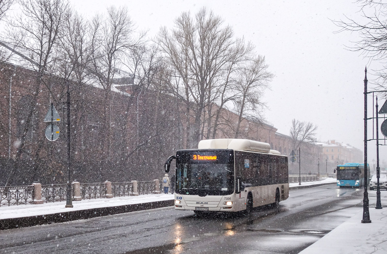 Санкт-Петербург, MAN A21 Lion's City NL313 CNG № 7584