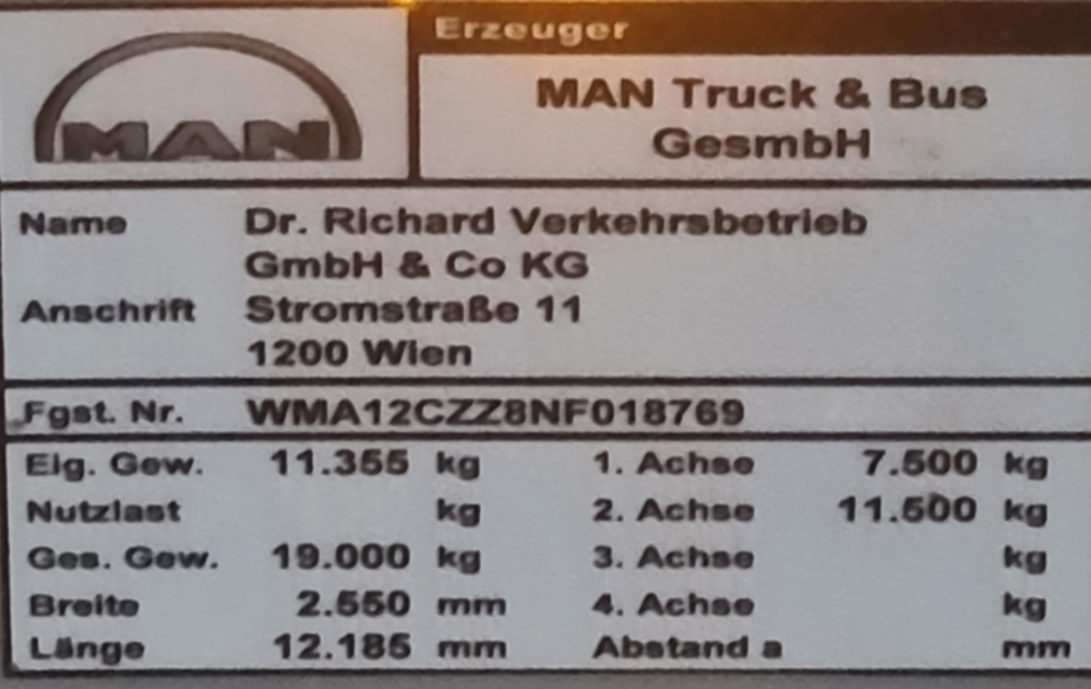 Австрия, MAN 12C Lion's City 12 NL330 EfficientHybrid № 1468