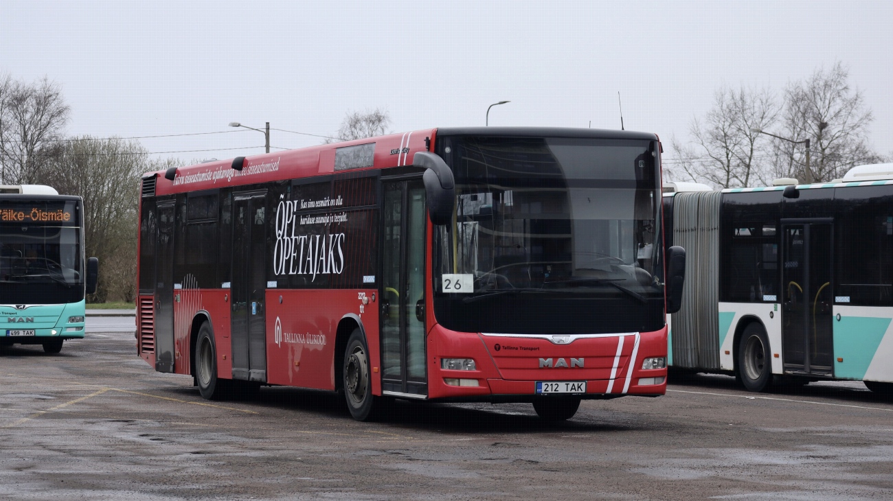 Эстония, MAN A78 Lion's City LE EL293 № 2212