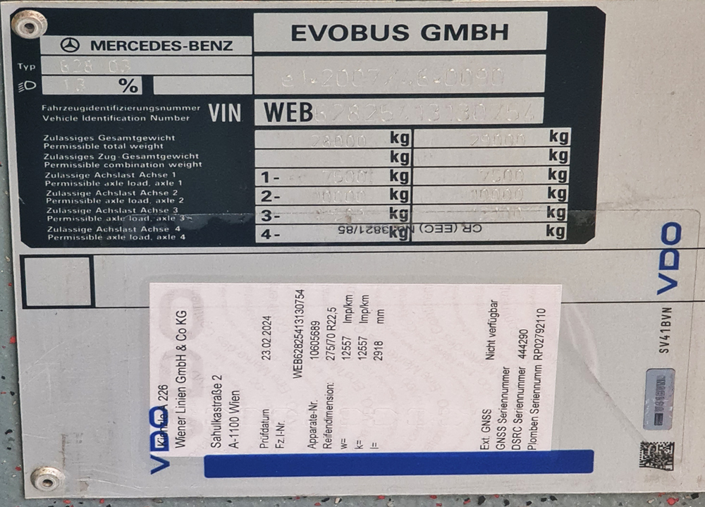 Австрия, Mercedes-Benz Citaro C2 G № 8822