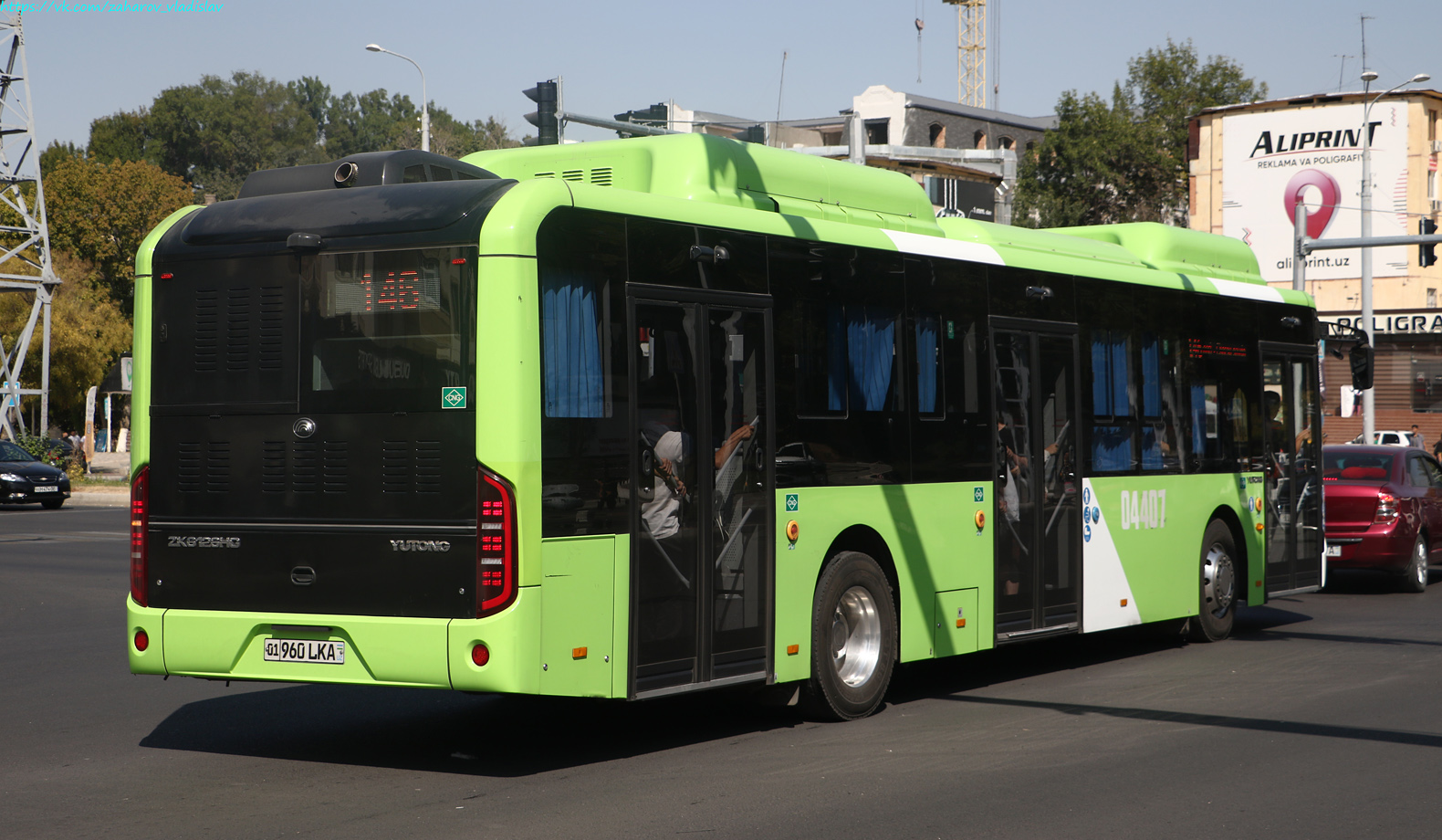 Узбекистан, Yutong ZK6126HG № 04407