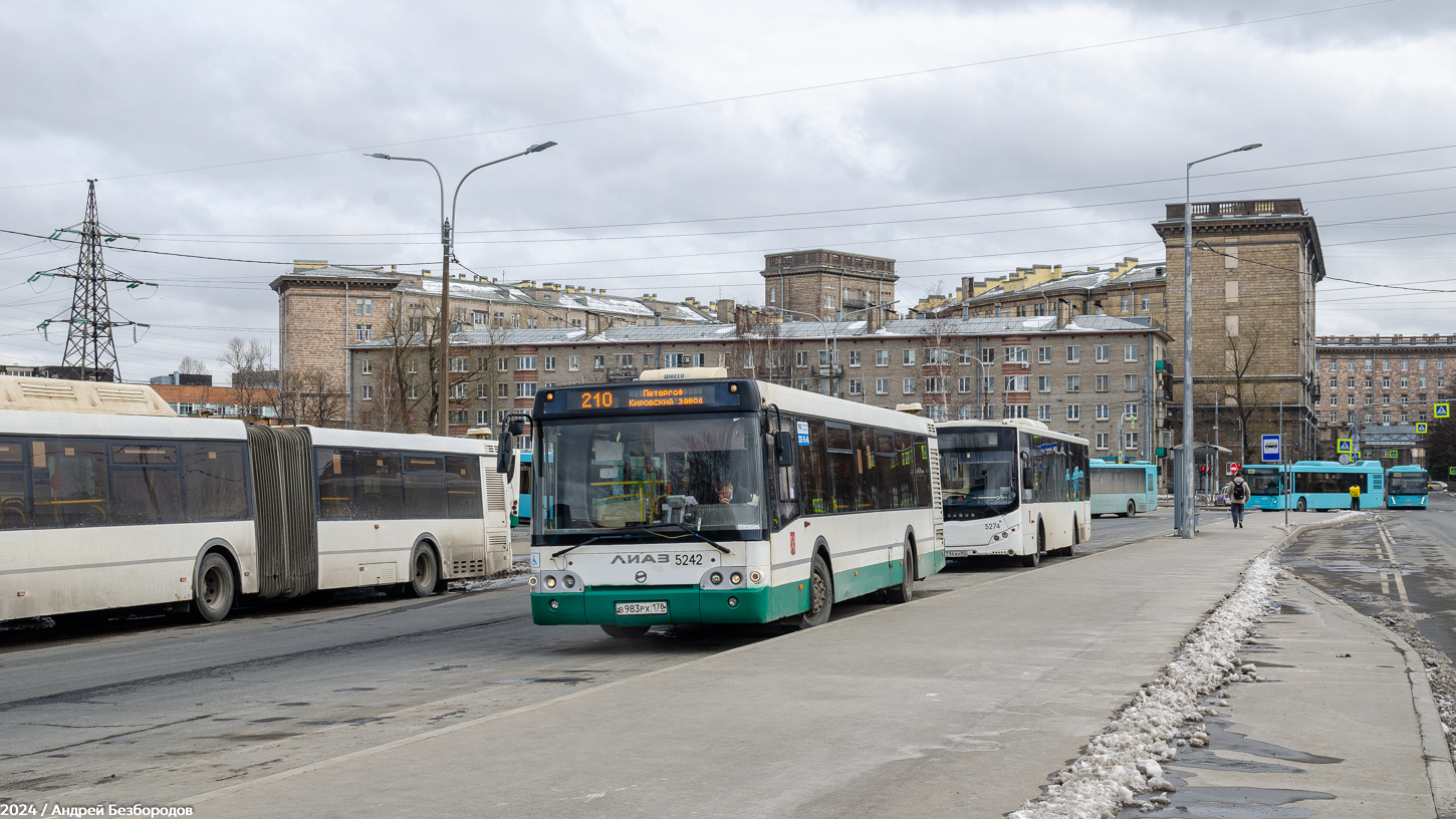 Санкт-Петербург, ЛиАЗ-5292.60 № 5242