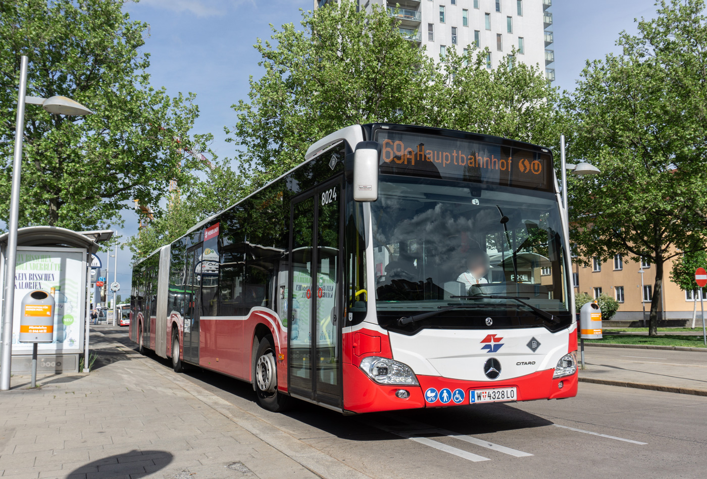 Австрия, Mercedes-Benz Citaro C2 G № 8024