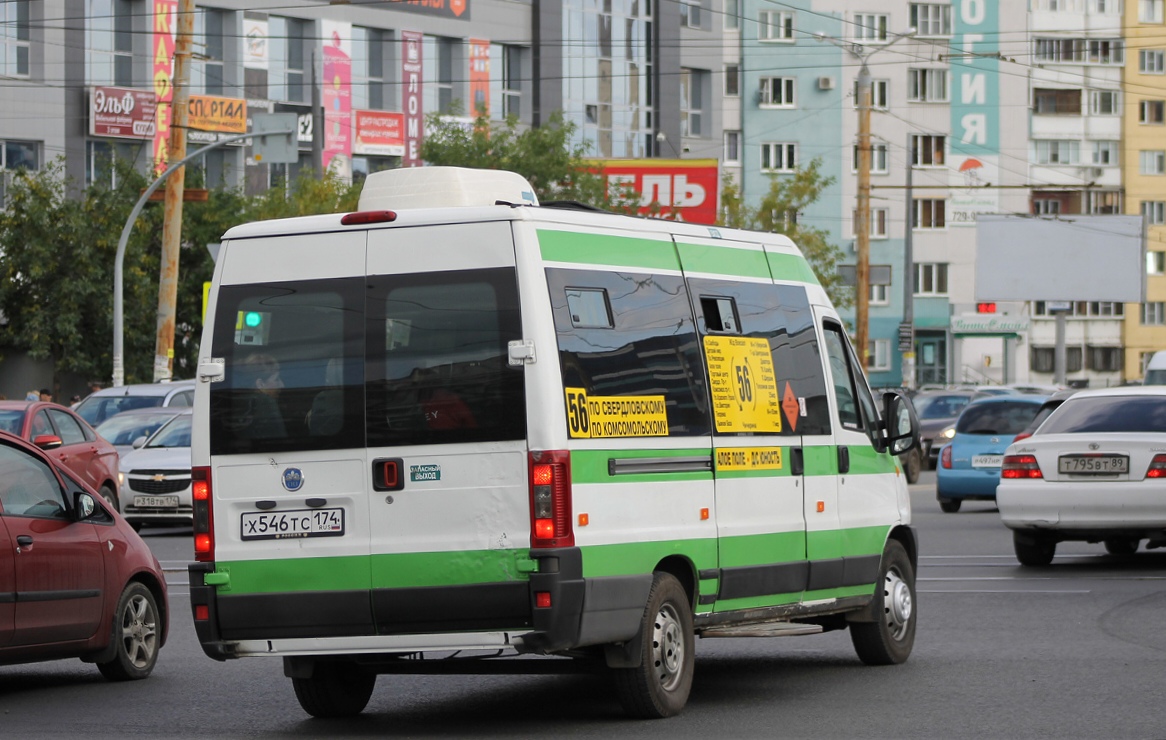 Челябинская область, FIAT Ducato 244 CSMMC-RLL, -RTL № Х 546 ТС 174