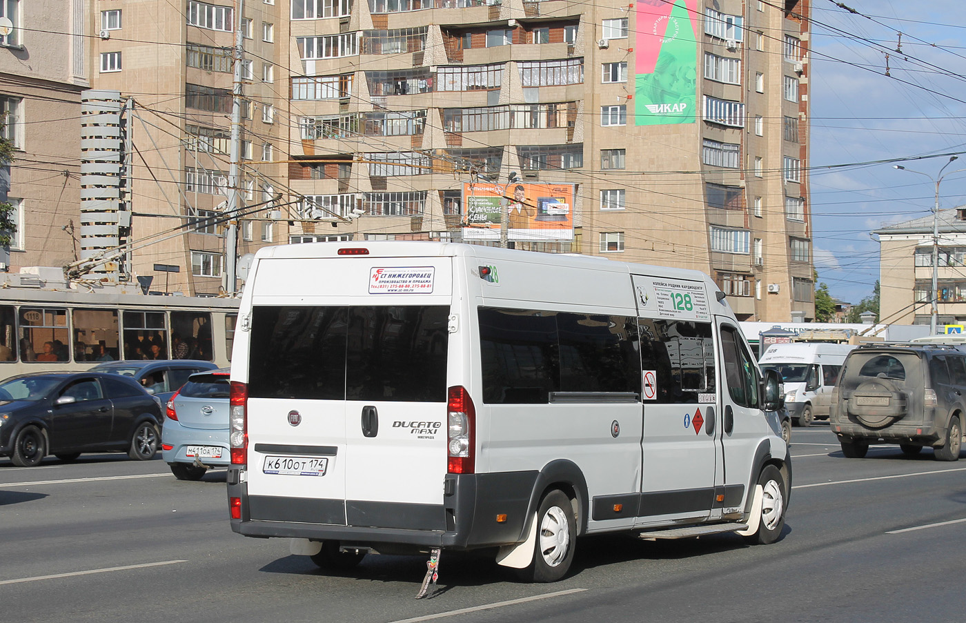 Челябинская область, Нижегородец-FST613 (FIAT Ducato) № К 610 ОТ 174