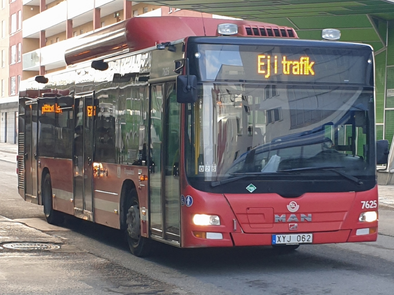 Швеция, MAN A21 Lion's City NL313 CNG № 7625