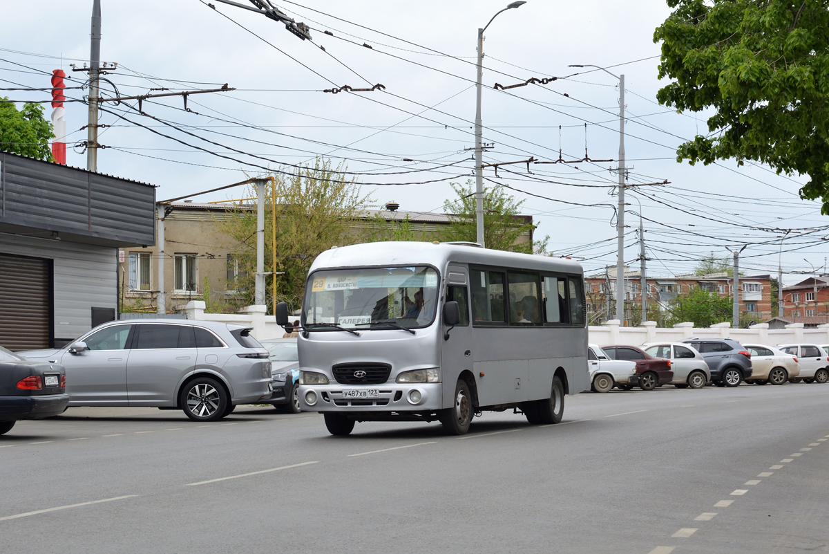 Краснодарский край, Hyundai County LWB C11 (ТагАЗ) № У 487 ХВ 123