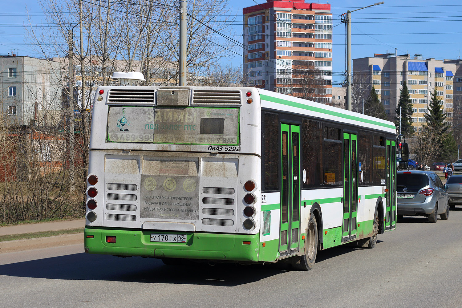 Кировская область, ЛиАЗ-5292.20 № У 170 ТХ 43