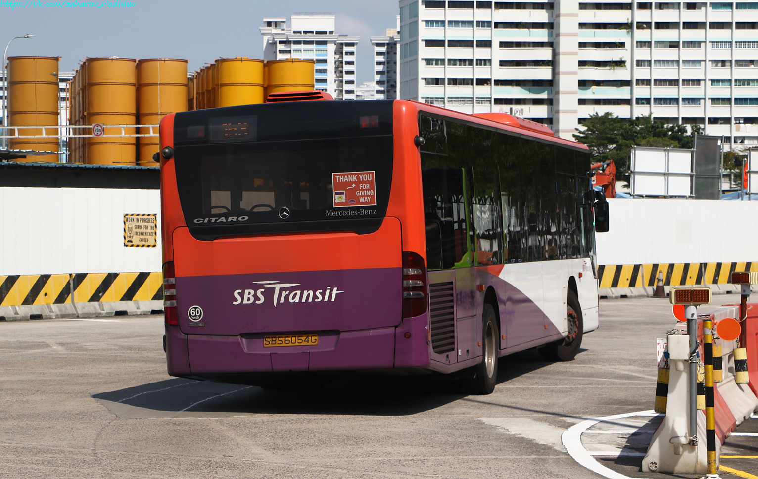 Singapore, Mercedes-Benz O530 Citaro facelift RL č. SBS6054G