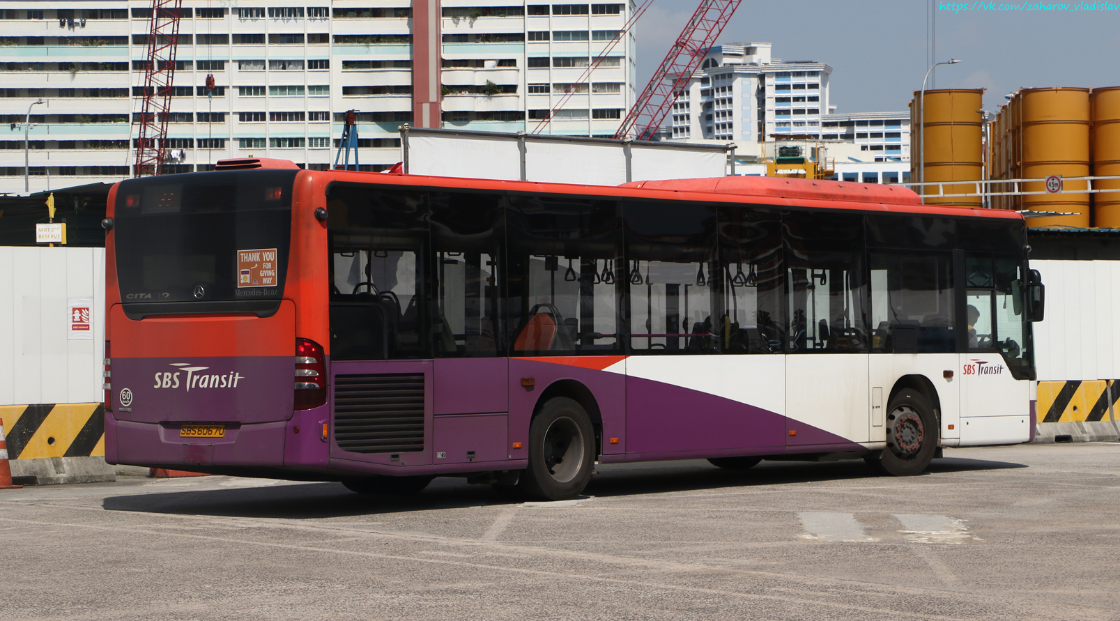 Singapore, Mercedes-Benz O530 Citaro facelift RL Nr. SBS6067U