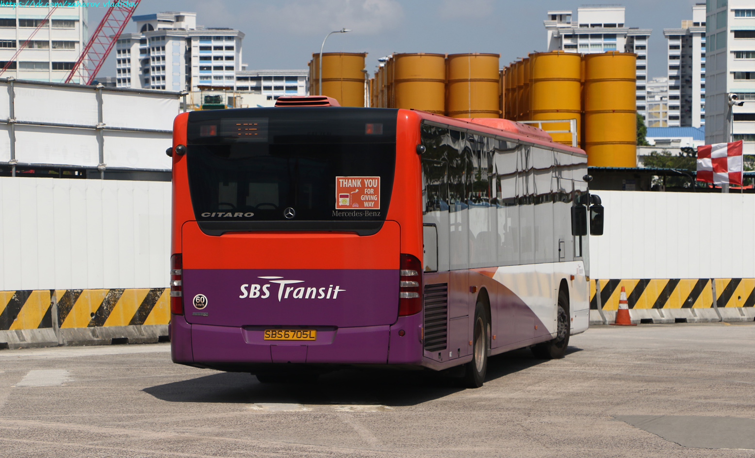 Сингапур, Mercedes-Benz O530 Citaro facelift RL № SBS6705L