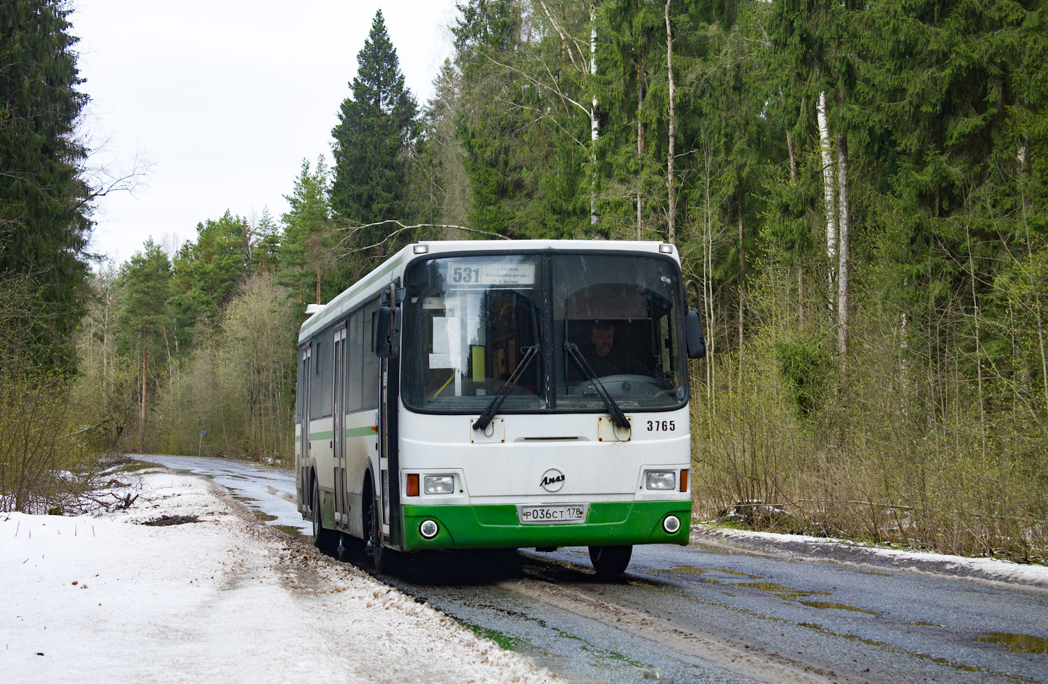 Ленинградская область, ЛиАЗ-5256.60 № 3765