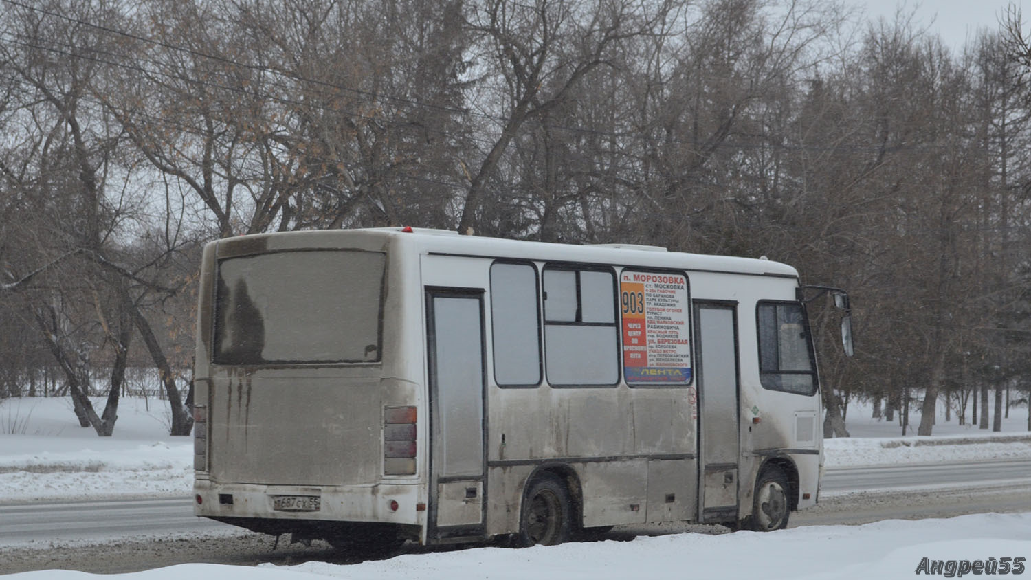 Омская область, ПАЗ-320302-08 № Т 687 СХ 55