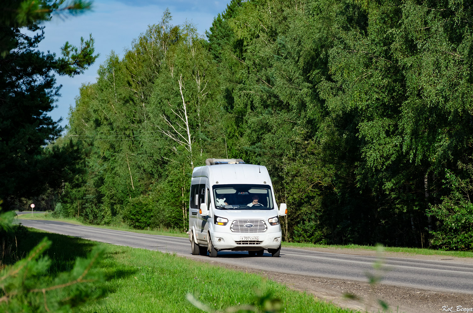 Рязанская область, Ford Transit FBD [RUS] (Z6F.ESG.) № Х 707 СХ 62