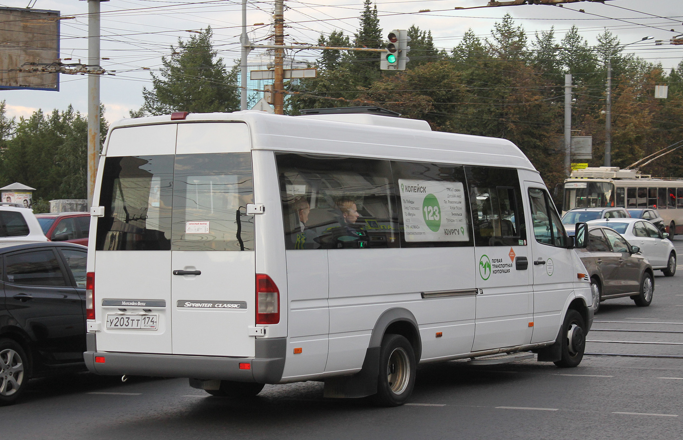 Челябинская область, Луидор-223237 (MB Sprinter Classic) № У 203 ТТ 174