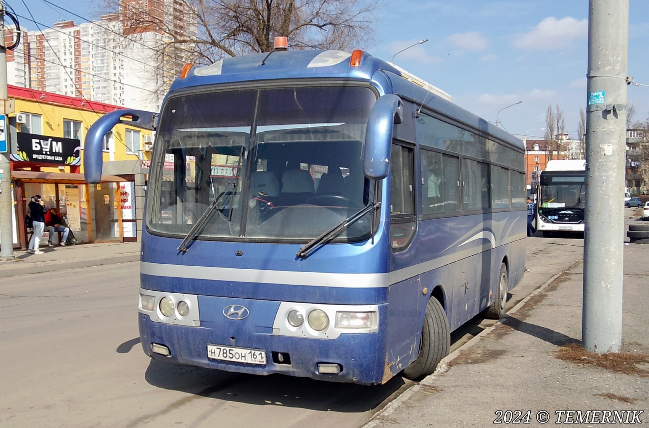 Ростовская область, Hyundai AeroTown № Н 785 ОН 161; Ростовская область, Yutong ZK6890HGQ № 020