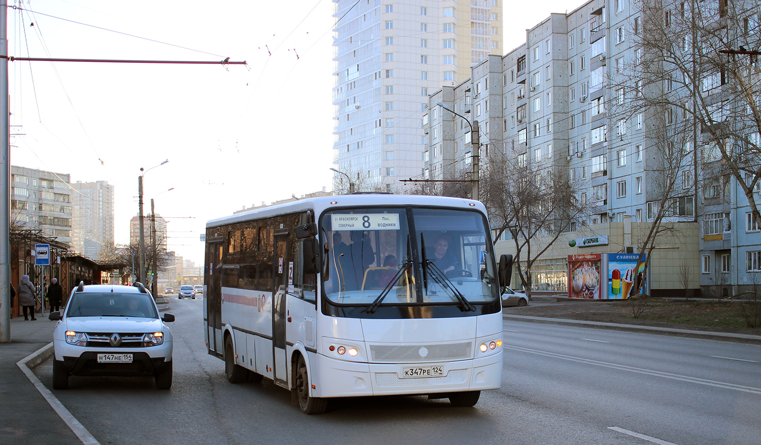 Красноярский край, ПАЗ-320414-04 "Вектор" (1-2) № К 347 РЕ 124