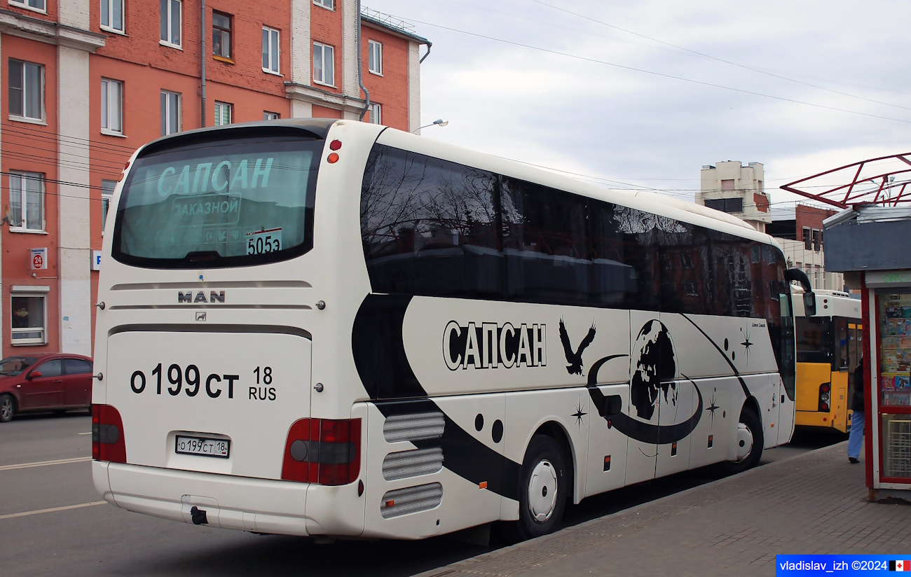 Удмуртия, MAN R07 Lion's Coach RHC444 № О 199 СТ 18