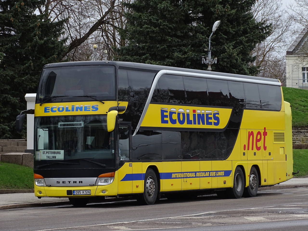 Észtország, Setra S431DT sz.: 413