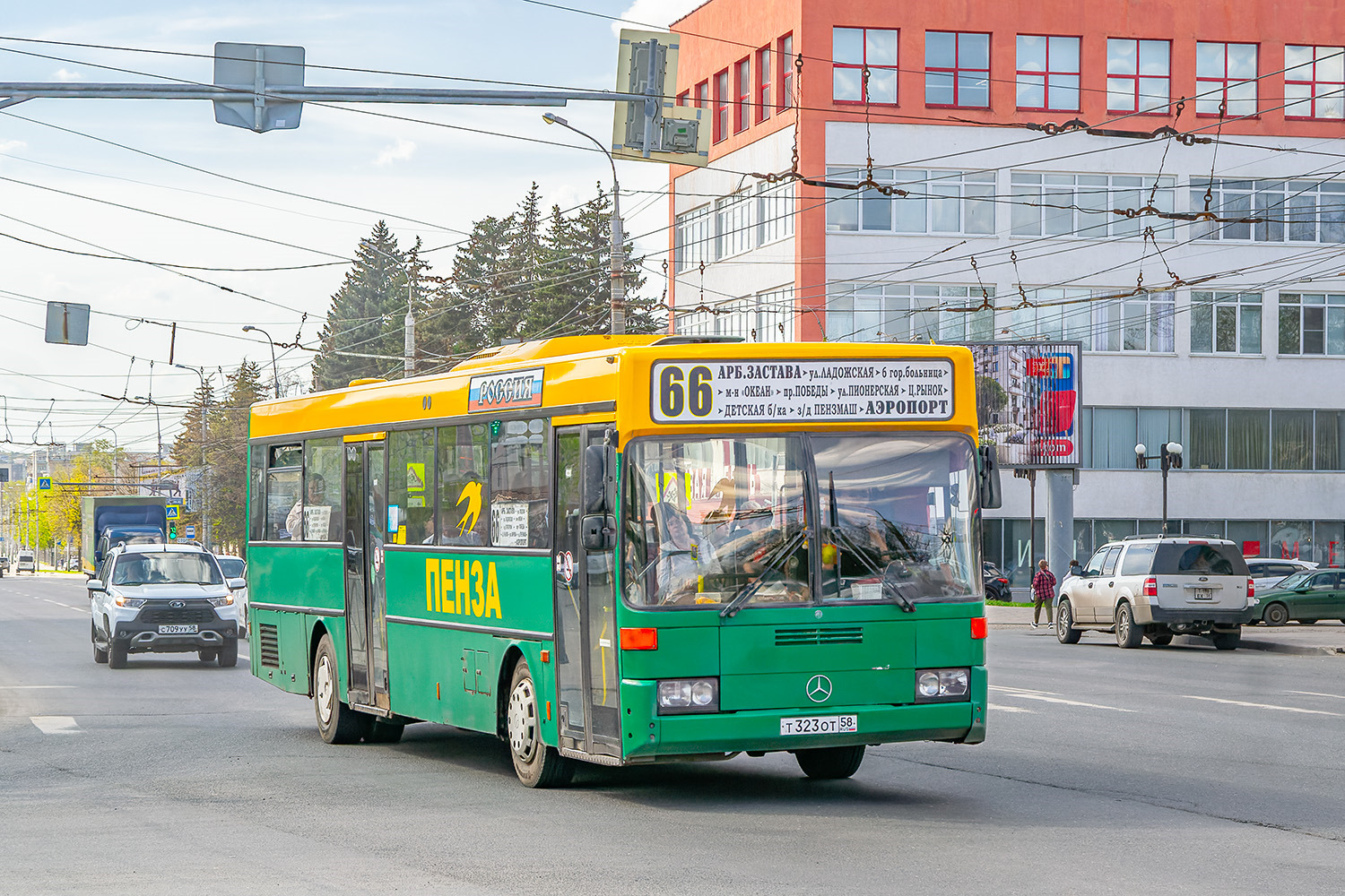 Пензенская область, Mercedes-Benz O405 № Т 323 ОТ 58