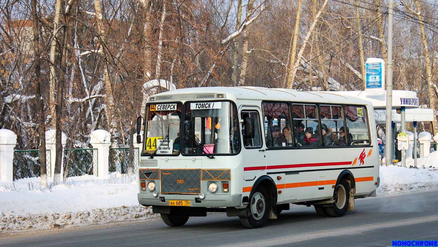 Томская область, ПАЗ-32054 № АА 685 70