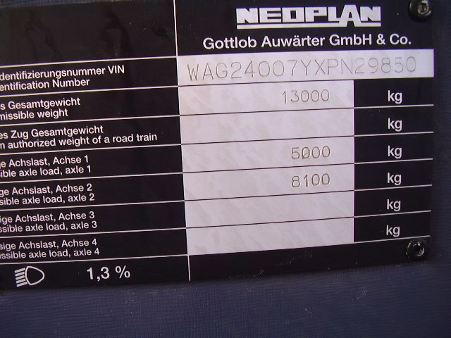 Хмельницкая область, Neoplan N4007NF № BX 0856 BC